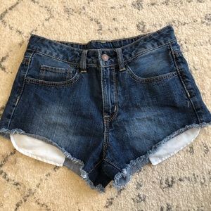 american eagle denim shorts
